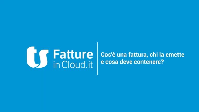 Cose da Sapere sulla Fattura