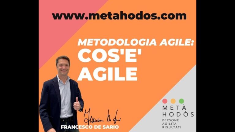 Metodologia Agile: Innovare e Ottimizzare i Processi