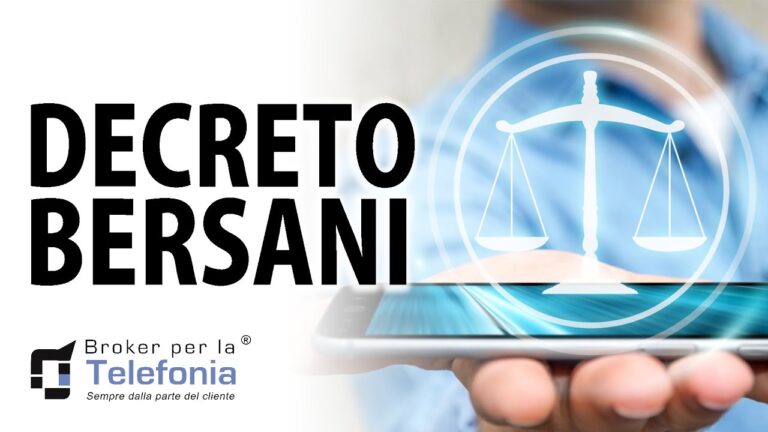 Legge Bersani: Riforma del Settore Telefonico