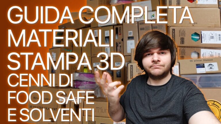 Guida alla Tabella dei Materiali per Stampa 3D